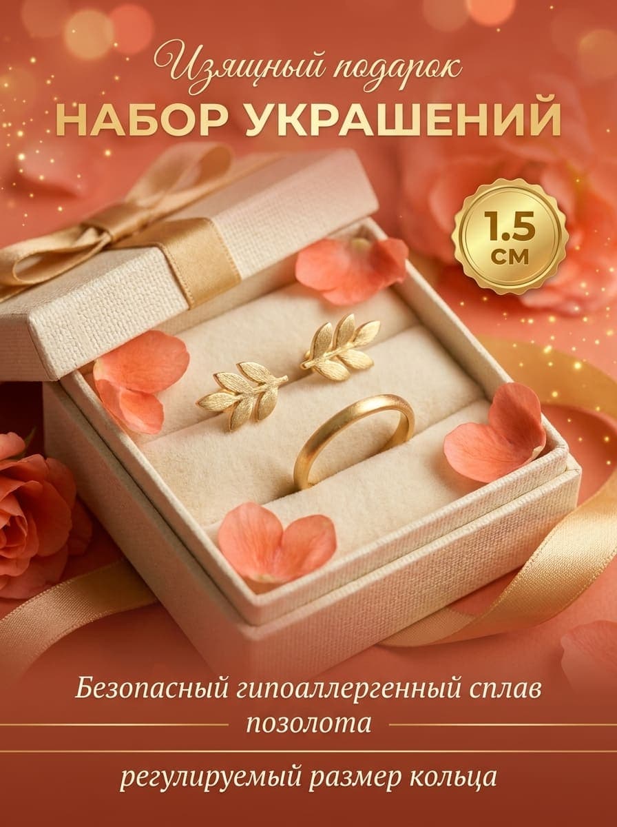 Пример карточки товара, категория Ювелирные украшения